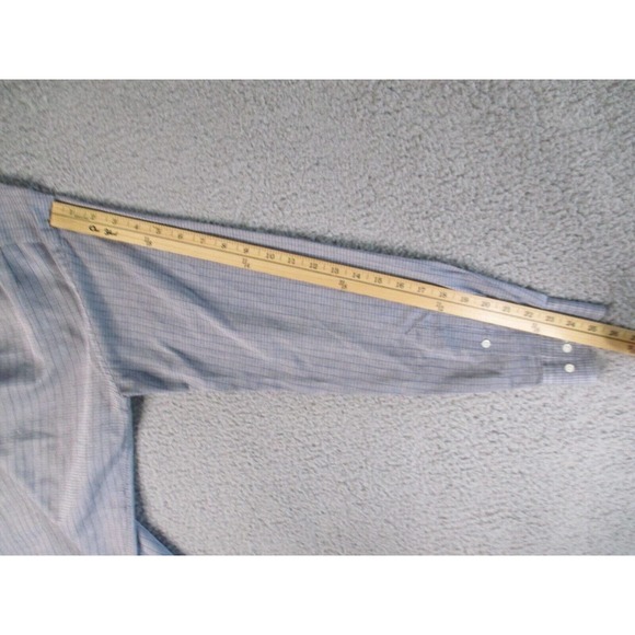 Hugo Boss Dress Shirt Men's Size 15.5 / 39 Gray Blue Button Down Long Sleeve - Picture 12 of 12